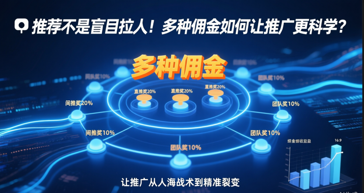 直推与间推营销：如何设计多种佣金机制激发推广动力？