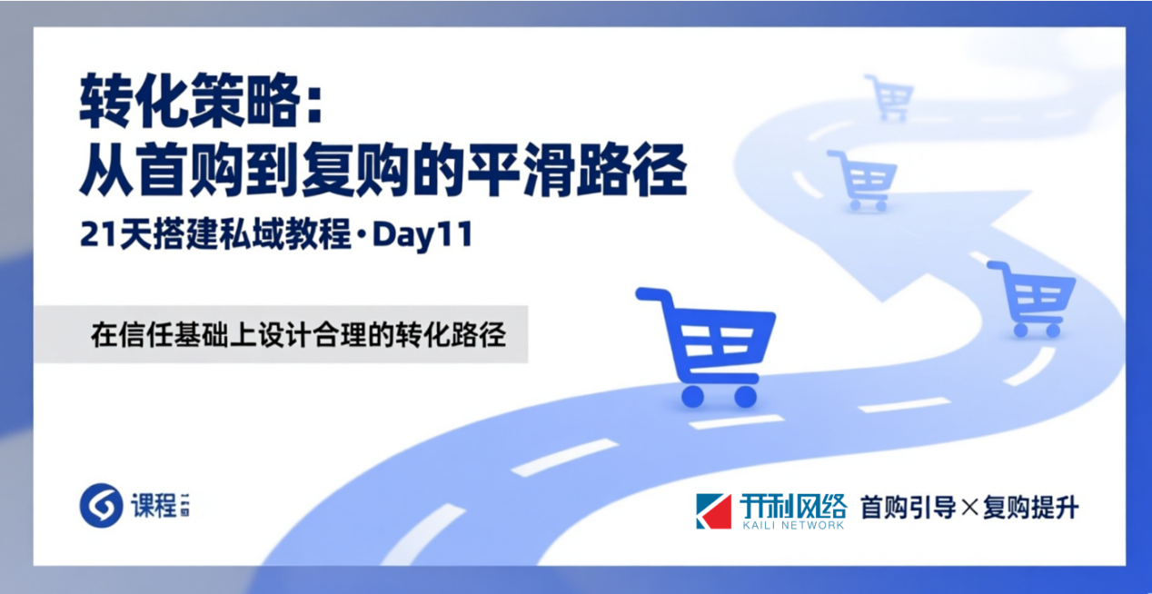 第11天：转化策略：从首购到复购的平滑路径