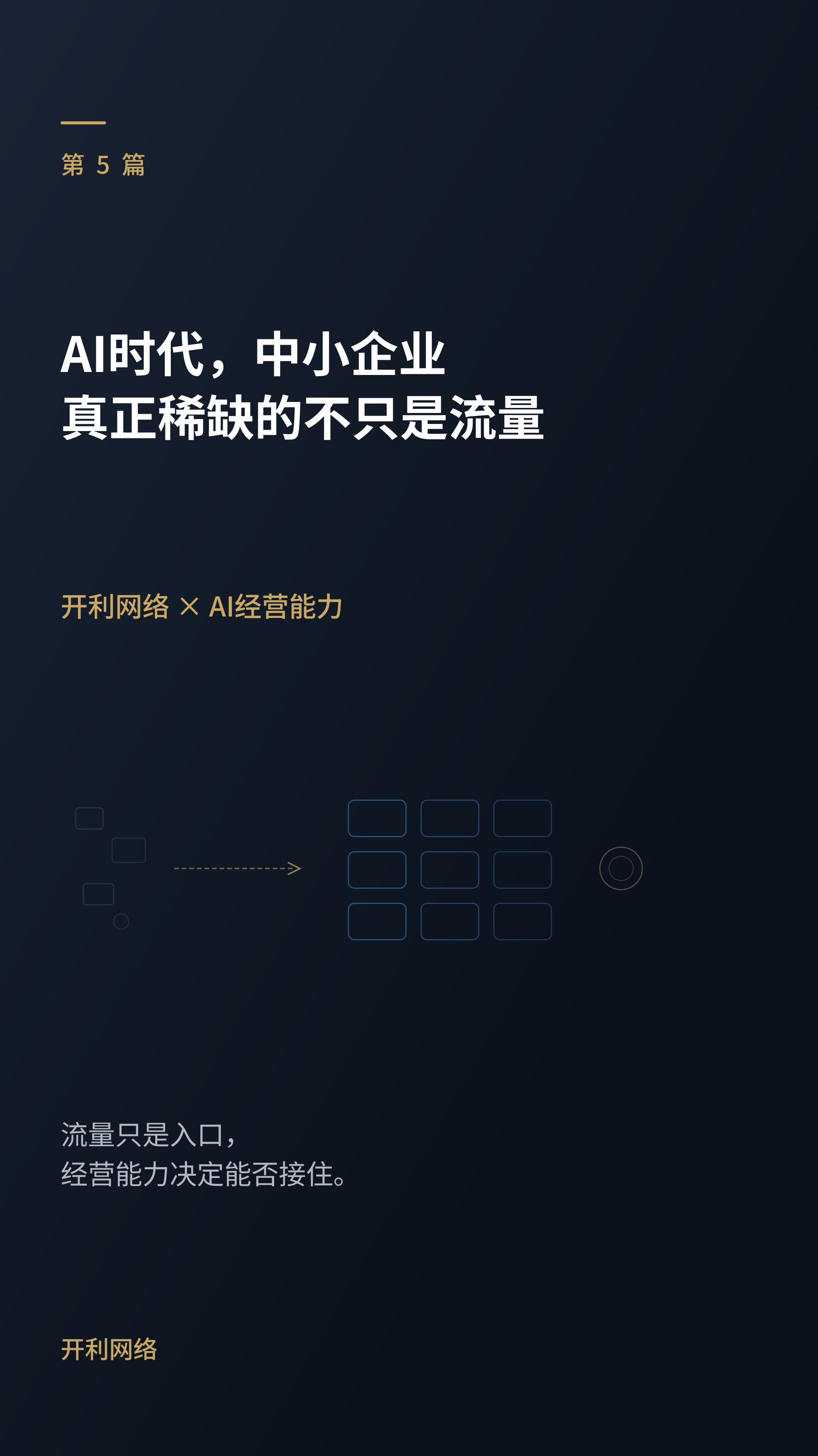 AI来了以后，中小企业真正稀缺的，可能不只是流量